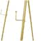 55.5" Gold Metal Geometric 3-Tier Display Easel